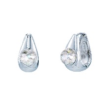 Waterdrop Snowball Earrings