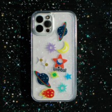 Universe Glitter iPhone Case
