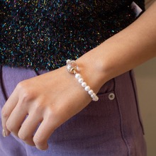 Glam Pearl Snowball Bracelet