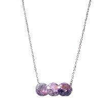Chandelier Triple Snowball Necklace